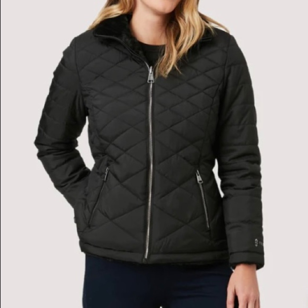 Black Reversible Puffy Jacket